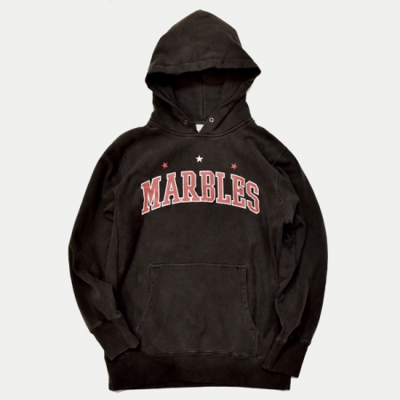 Marbles マーブルズ パーカー / MARBLES PIGMENT HOODED PARKA BLACK