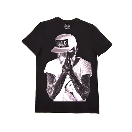 SPEND スペンド イタリア Tシャツ / PARIS BLACK TEE (Man)