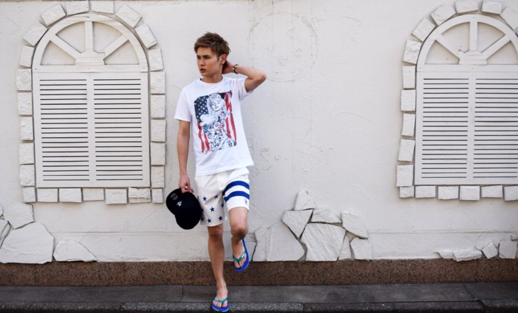 RESOUND CLOTHING リサウンドクロージング 海パン / SWIM PT WHITE