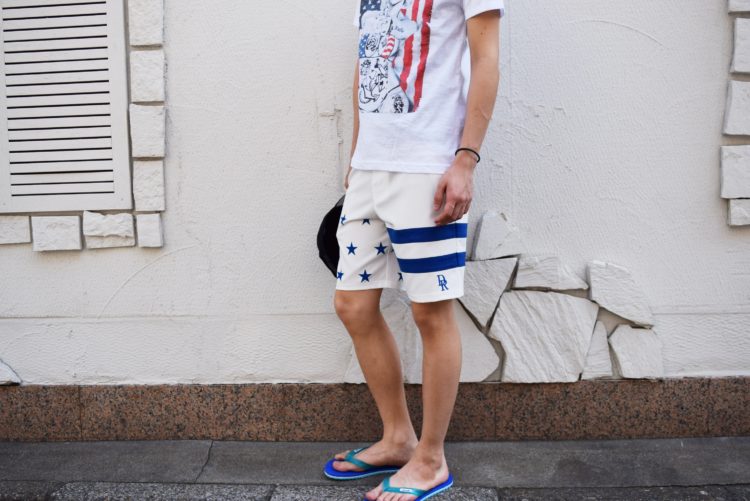 RESOUND CLOTHING リサウンドクロージング 海パン / SWIM PT WHITE