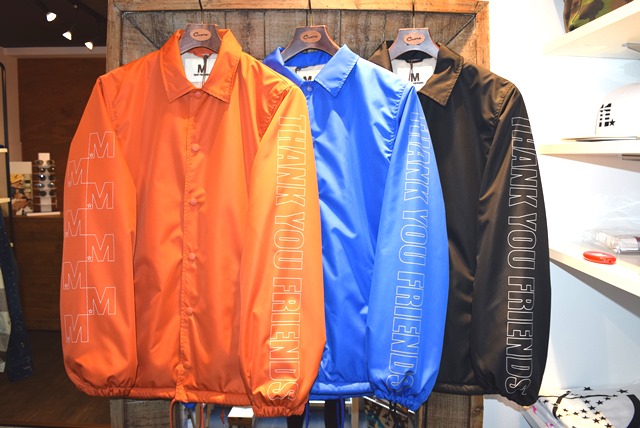 M エム アウター / nylon boa coaches jacket (frame M) 