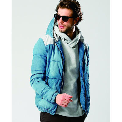 wjk ダブルジェイケイ アウター / aging down light indigo 【51】