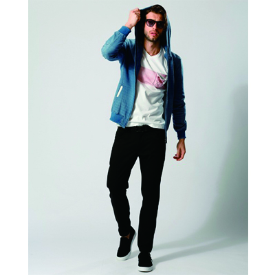 jk ダブルジェイケイ パーカー / knit denim parka light indigo 【51】