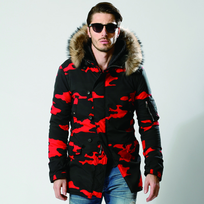 wjk ダブルジェイケイ アウター / N3B(PRIMALOFT®) red camo 【45】