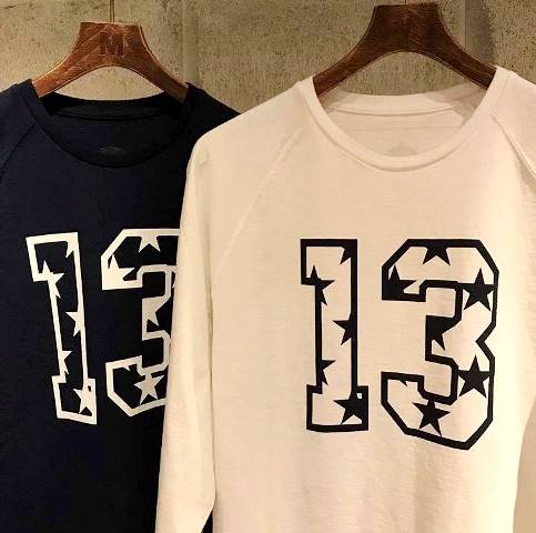 M エム Tシャツ / raglan sleeve t-shirts (13&star)