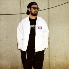 M エム アウター / drizzler jacket white