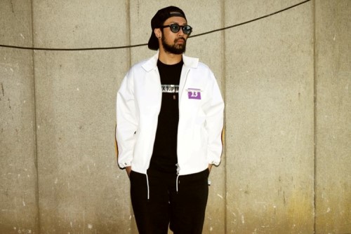 M エム アウター / drizzler jacket white