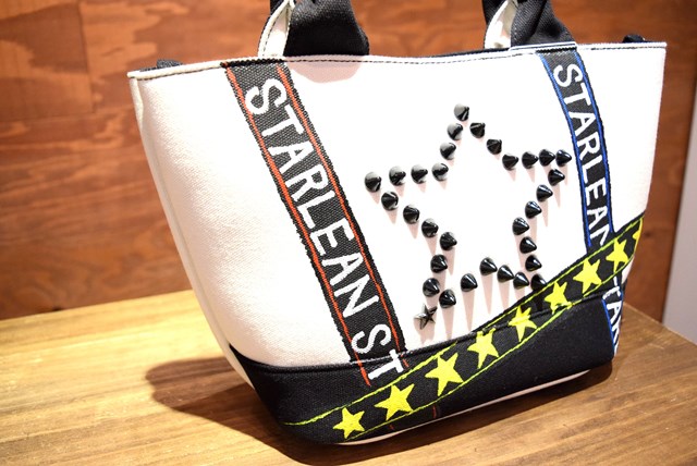 StarLean★ スターリアン ペイント加工キャンバスミニトートバッグ