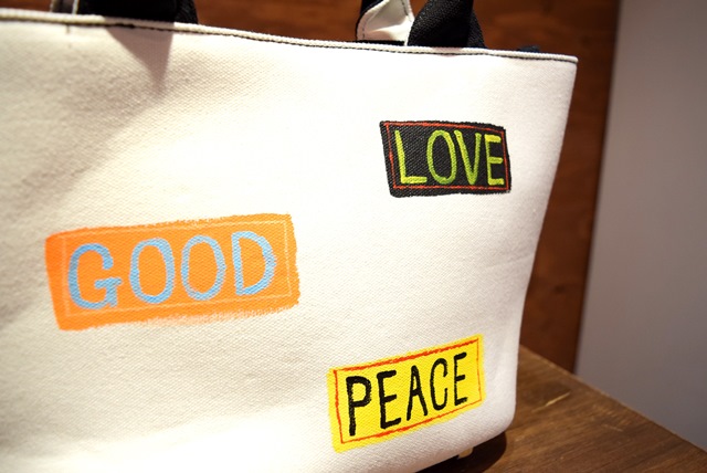 StarLean★ スターリアン ペイント加工キャンバスミニトートバッグ