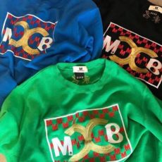M エム スウェット シャツ / washed embroidery sweat shirts( M×BGHB )