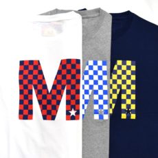 M エム Tシャツ / crew neck t-shirts (checker)
